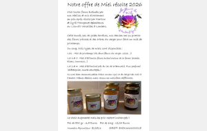 Miel de la famille de Jackie Libert adherente
