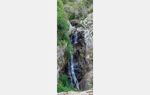 Cubserviès : vue sur la cascade