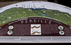 Croix de Péreille (table d'orientation)