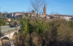 Arrivée à Montricoux
