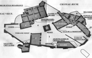 Plan des châteaux.