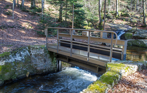 Régulation du débit de la rigole en aval du ruisseau de la Bergnassonne