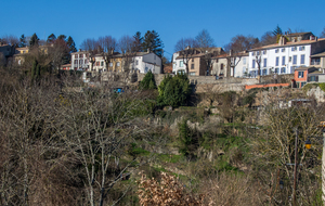 Saissac, une partie du village