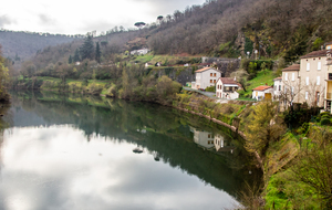 Les bords du Tarn en amont 