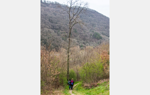 Fin de la descente vers La condomine