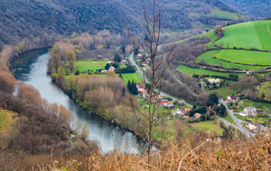 Méandre d'Ambialet (côté aval)