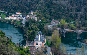 Beaux points de vue  tout au long de la descente