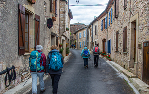 Puycelsi - la Grande Rue ou rue des Consuls