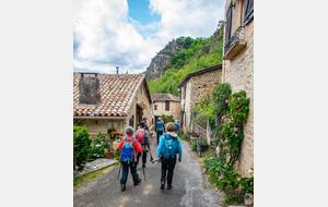 Larroque, la rue des Tailleurs de Pierres 