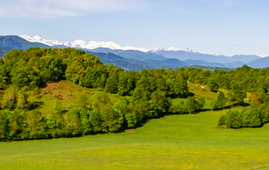 Panorama sud-ouest, le Valier à gauche