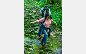 Passage à gué entre Catala et Aliguet 