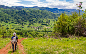 Descente : Montels en contrebas