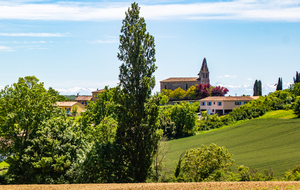 St Cricq et  Sainte-Radegonde derrière nous