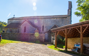 Pied de la chapelle de Caudesaygues
