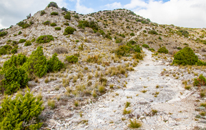 Derrière nous le Roc de L'Aigle