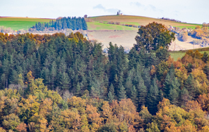 Belle vue vers le nord-est après Massalgues 
