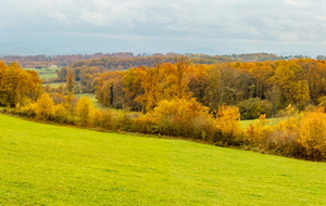  Paysage automnal vu  du chemin des carrières 