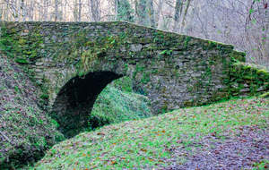 Pont et  fontaine de Gabanel.