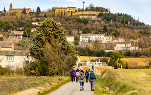 Montée vers Montferrand par le chemin des Tounisses