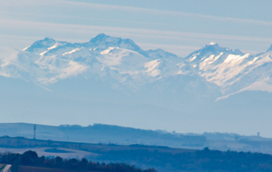 De droite à gauche: Pic de Tristagne, Pic de l'Aspre, Pic de La Font Blanca, Pic de Bourbonne