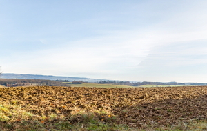  Sur le GR7, vue du  Falga, la campagne autour de Saint Papoul