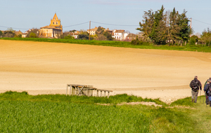 Bouillac vu de Portié, Les Croustets au premier plan