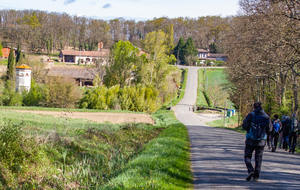  Le long du Bois de Bouscarras: Abbaye en vue