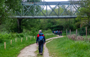 Pins-Justaret: rive gauche sous le  pont de fer infranchissable