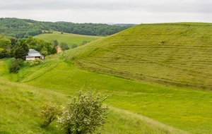 Vue sur Salamou le Neuf et le point 330m