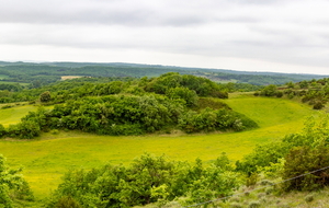 Vue  dans la direction de St Henri 