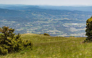 Belle vue sur Cabrières d'Aigues, la Motte d'Aigues et Saint Martin de la Brasq et Pertuis (direction sud)