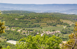 Auribeau vu de  Marauvière