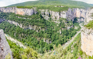 Panorama des gorges au Pas d'Issane (730m)