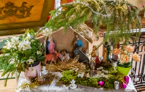 Chapelle Notre Dame des Aubets: Crèche