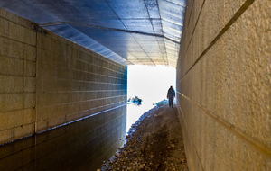 Tunnel sous l'autoroute A20 
