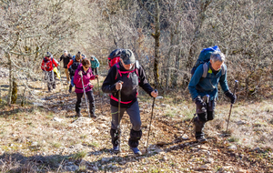 Montée sur le Pech Aladret