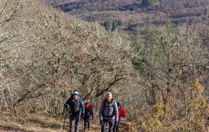 Montée sur le Pech Aladret