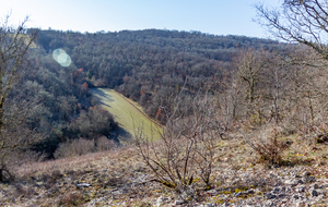 Vue à partir du chemin du Pech Delmet