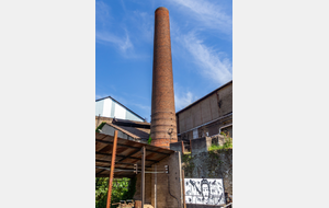 Musée du Saut du Tarn: cheminée de haut fourneau