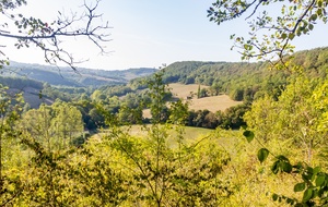 Vue depuis le GR46 – GRP  Coste Jalade 