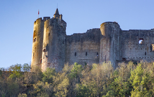 Forteresse Royale de Najac vu du Roc du Pont