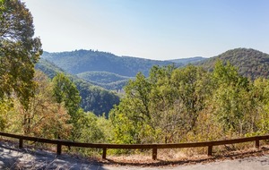 Najac au loin vu de Courbières