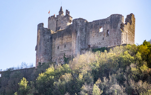 Forteresse Royale de Najac vu du Roc du Pont