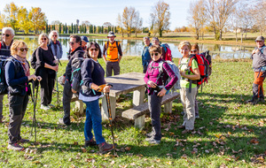 Fin de la pause repas au bord du lac des Homps