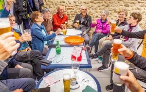 Pot de fin de randonnée à Albi (Tarn)