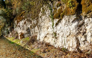 Relief karstique près du château de La Tour 