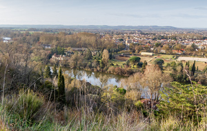 Plateau du Pech : l'Ariège et Le Vernet