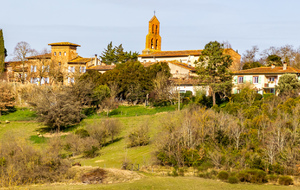 Chemin de St Maurice: vue sur Clermont le Fort