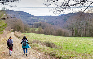 Descente sur La Bouiche et la vallée de l'Hers Vif