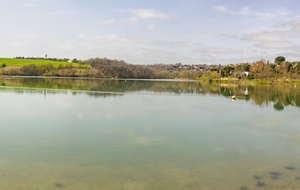 Lac de la Thésauque vue de la pause repas